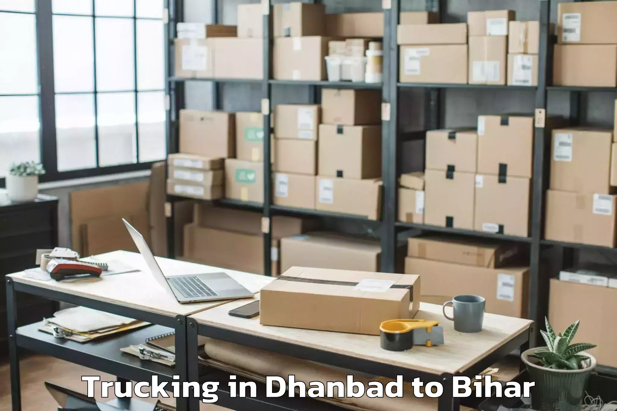 Book Dhanbad to Tharthari Trucking Online